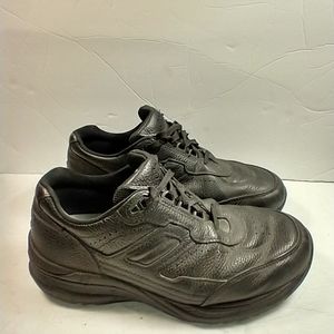 SAS Journey Black Leather Comfort Shoes Men's sz 8W.
